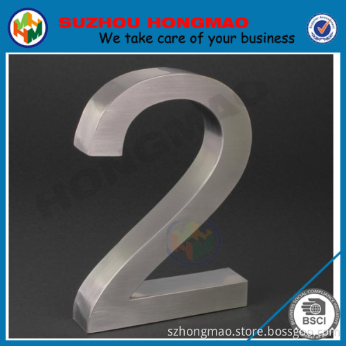 3D Hotel door number plate house number